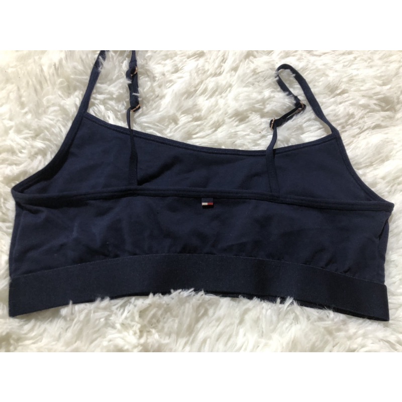 พร้อมส่ง-t5-tommy-hilfiger-bold-bralette-สี-navy-blazer-size-m