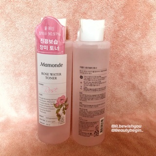 แท้/พร้อมส่ง* Mamonde rose water toner 150ml , 250ml