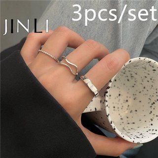 ภาพหน้าปกสินค้าJinli แหวนโลหะผสมเครื่องประดับแฟชั่นสตรี 3ชิ้น/ชุด
 ที่เกี่ยวข้อง