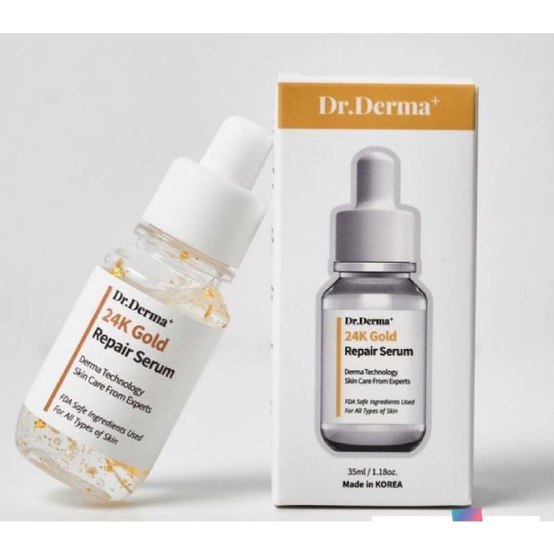 เซรั่ม Dr.derma+24K Gold Repair Serum | Shopee Thailand