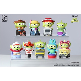 กล่องสุ่มของแท้Disney Pixar Green Alien Toy Storyโมเดลฟิกเกอร์