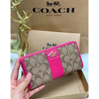 กระเป๋าสตางค์ใบยาวcoach พร้อมส่ง งานเกินออเดอร์ผลิต