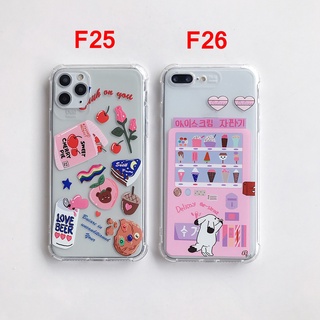 เคสมือถือ TPU กันกระแทก ลายน่ารัก สำหรับ เคส OPPO A17K Reno 8T A78A57 A77 5G A77s A17 Reno 8 8Z 5G A76 Reno7 7Z 5G A95 Reno6 6Z A16 A74 5G A54 A94 Reno 5 5G A15 Reno 4Z(5G)  A93 A53 A52 A92 A12 A1K A37 A3S A5S A7 F9  A5 2020 A9 2020 A31 2020 Reno