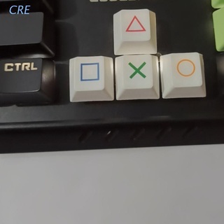 ภาพหน้าปกสินค้าCre 4 ชิ้นปุ่มกดคีย์บอร์ดเล่นเกม Pbt Oem Profile Keycap ที่เกี่ยวข้อง