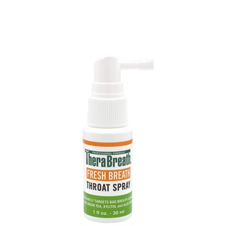 ภาพขนาดย่อของภาพหน้าปกสินค้าTheraBreath Fresh Breath Professional Formula Throat Spray with Green Tea, 1 oz. ราคา 420 บาท จากร้าน babythingshopthailand บน Shopee