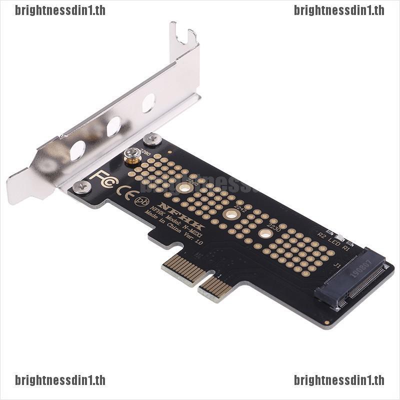 ภาพหน้าปกสินค้าอะแดปเตอร์การ์ด Pcie M 2 Ngff Ssd To Pcie X 1 To M 2 จากร้าน brightnessdin1.th บน Shopee