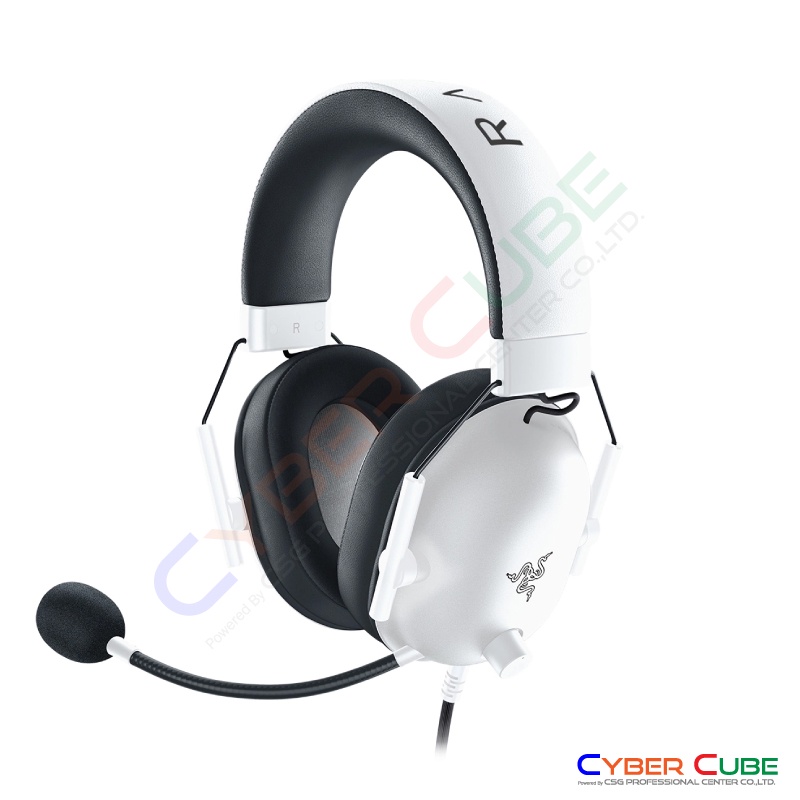 razer-blackshark-v2-x-white-edition-multi-platform-wired-esports-headset-หูฟังเกมส์มิ่ง-ของแท้ศูนย์-synnex