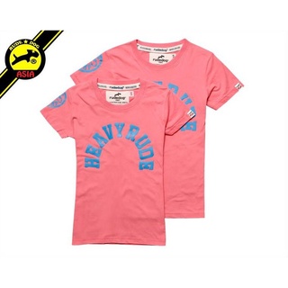 rudedog T-shirt เสื้อยืด รุ่น Heavy สีชมพู (ผุ้ชาย) แฟชั่น คอกลม ลายสกรีน ผ้าฝ้าย cotton ฟอกนุ่ม ไซส์ S M L XL