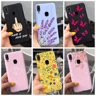 เคส Vivo Y91C Y91Y95Y93 แฟชั่น ลาเวนเดอร์ ดอกไม้ พิมพ์ เคสโทรศัพท์ Tpu นิ่ม Vivoy91C Y 91C เคลือบด้าน เคส