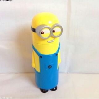 กระติกเก็บร้อน เย็น ลาย มิเนียน Minion (Despicable Me) แบบเทดื่ม สูง 8 นิ้ว เส้นผ่าศูนย์กลาง 3นิ้วค่ะ ขนาดจุ 300 ml