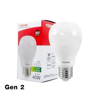 หลอดไฟ LED Bulb TOSHIBA Gen7 4W Daylight Cool Daylight Warmwhite มอก. รับประกัน 1 ปี หลอดไฟกลม รับประกัน 1 ปี