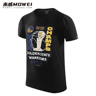 เสื้อยืดแขนสั้น พิมพ์ลายบาสเก็ตบอล Thompson warriors playoff 2022