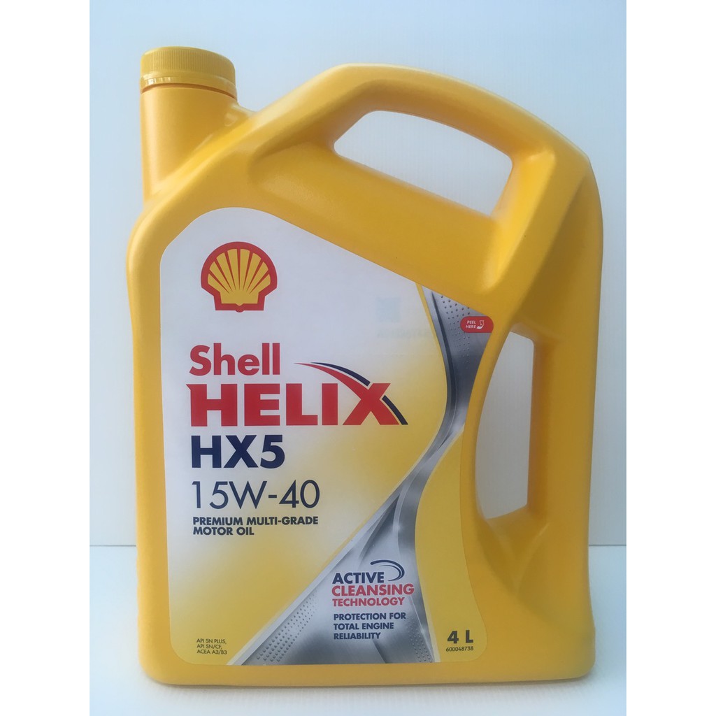 น้ำมันเครื่องรถยนต์(เบนซิน) Shell 15W40 4L | Shopee Thailand