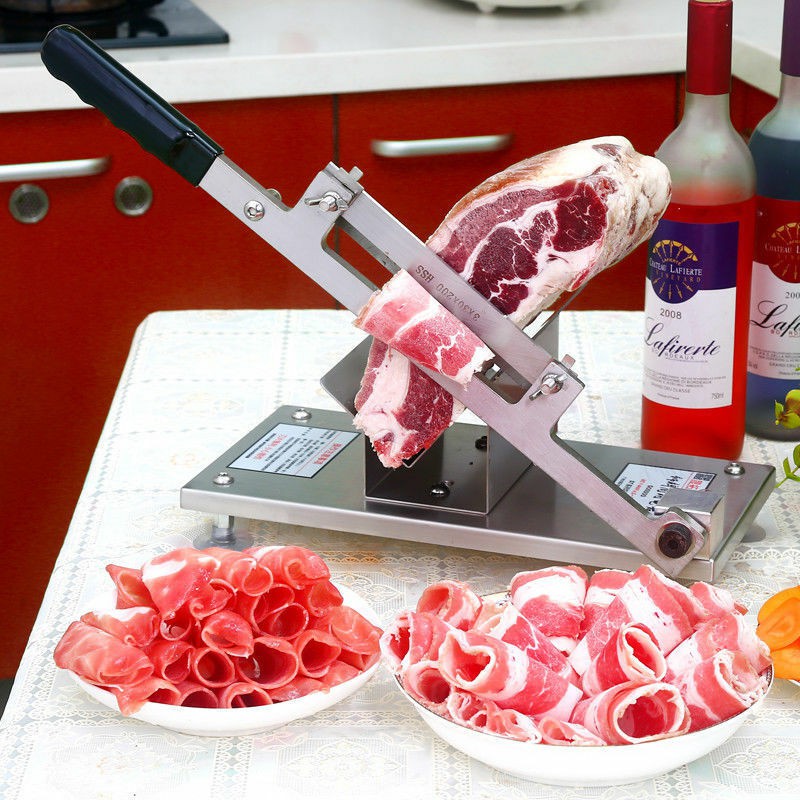 ภาพสินค้าStainless Meat Slicer เครื่องสไลด์เนื้อเนื้อสัตว์ เครื่องสไลหมู เครื่องหั่นหมู เนื้อสไลด์ เครื่องสไลด์หมู ไก่ ขนาด 0.2-1 จากร้าน fashionabc บน Shopee ภาพที่ 7