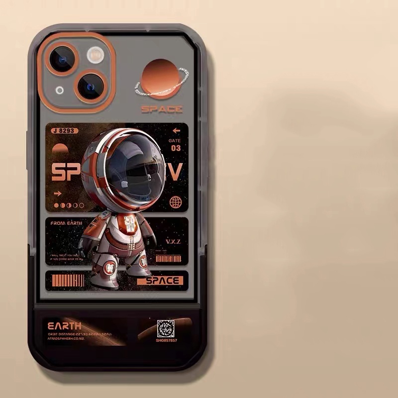 เคสโทรศัพท์ซิลิโคน-tpu-ใส-แบบนิ่ม-ลายนักบินอวกาศ-กันกระแทก-สําหรับ-iphone-13-12-11-pro-x-xr-xs-max-7-8-plus