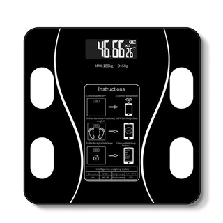 Bluetooth weighing scale เครื่องชั่งน้ำหนักดิจิตอลพร้อมแสดงมวลไขมัน