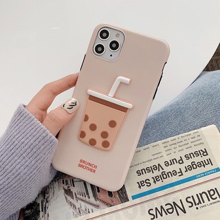 เคสไอโฟน 11 promax iPhone case เคสนิ่ม เนื้อซิลิโคน for iPhone X XS MAX XR  7+ 8PLUS full cover case BRUNCH