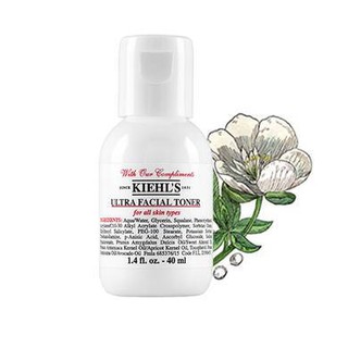 โทนเนอร์สำหรับผิวธรรมดา-ผิวแห้ง ไม่มีส่วนผสมของแอลกอฮอล์ kiehls ultra facial toner