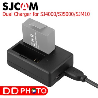 SJCAM DUAL-SLOT CHARGER FOR SJ4000/SJ5000/M10 แท่นชาร์จคู่ SJ มีประกัน