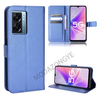 OPPO A77 5G เคส เคสฝาพับ PU Leather Wallet Case Stand Holder Flip OPPO A77 5G OPPOA77 เคส