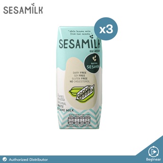 สินค้า Sesamilk น้ำนมงาขาว 200 ml. (แพ็ค 3 กล่อง)
