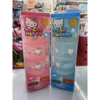 ภาพหน้าปกสินค้าCamera ที่แบ่งนม 4 ชั้น ลาย Hello kitty ที่เกี่ยวข้อง