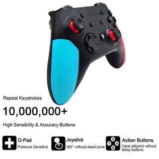 ภาพหน้าปกสินค้าGame Controllers Bluetooth Wireless Gamepad For Nintendo Switch ซึ่งคุณอาจชอบสินค้านี้