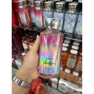 Bath &amp; Body works Pink Chiffon Shower Gel 295ml. ของแท้