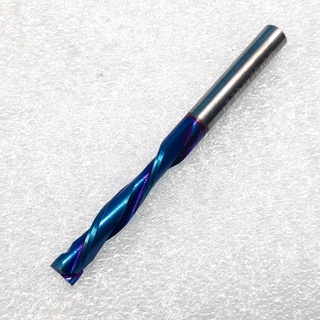 ดอก Compression หรือ Up-DOWN เคลือบ NANO-BLUE ขนาด 3.175 / 6 mm