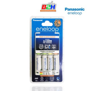 Panasonic Eneloop Rechargeable AA 4pack Quick Charger Kit 1.5hrs. (1900mAh)