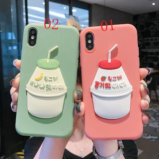 เคสTPU ลายกล่องนม สำหรับ Samsung Galaxy A10 A20 A30 A50 A70 3D