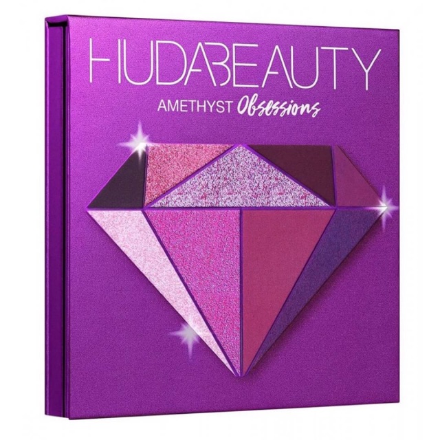 HUDA BEAUTY Obsessions Eyeshadow Palette (Amethyst) Shopee Thailand