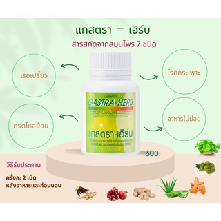 แกสต้า-เฮิร์บ GASTA-HERB กิฟฟารีน บรรเทากรดไหลย้อน ปวดเกร็งกระเพาะ ลดกรด,การทำงานของน้ำย่อย สมานแผลในกระเพาะ ลดการอักเสบ