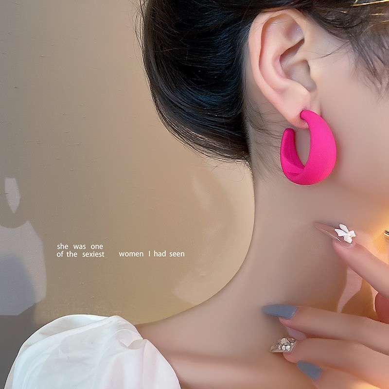 มีให้เลือก-5-สี-s925-ต่างหูหมุดเงิน-ต่างหู-c380