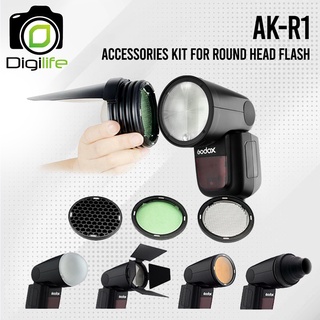 ภาพขนาดย่อของสินค้าAK-R1 Accessory Kit ( OEM ) For Round Flash Head ( V1, AD100Pro, etc ) - ชุดอุปกรณ์ฟิวเตอร์