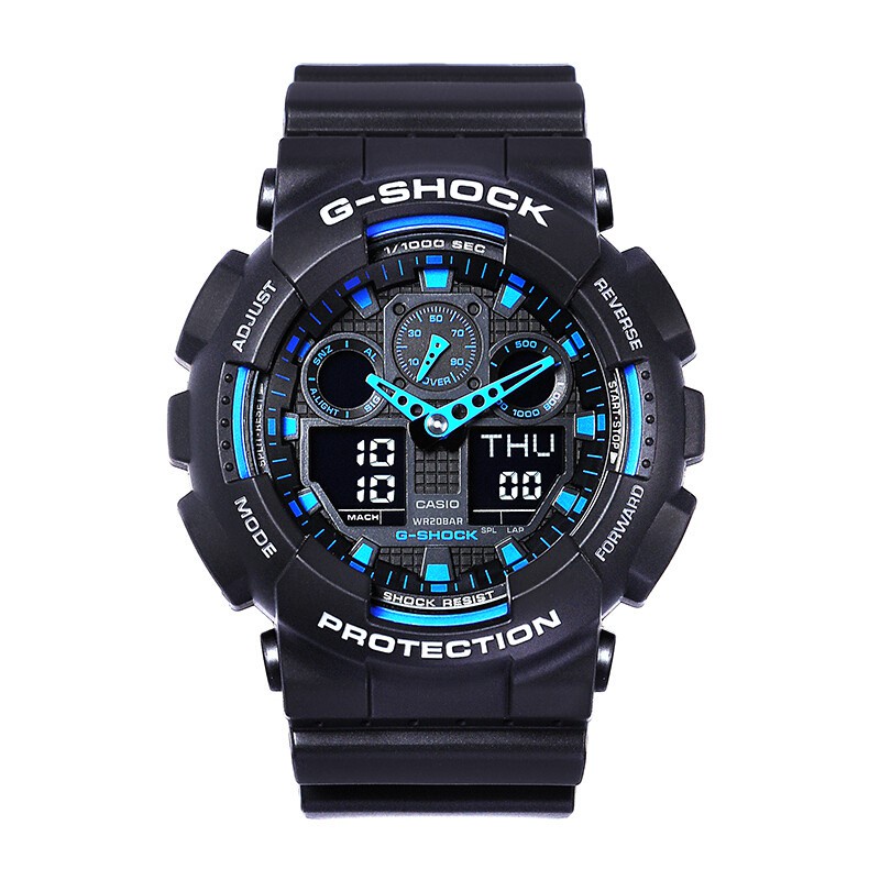 นาฬิกาข้อมือควอตซ์ G-Shock GA-110 TANGAN LELAKI GA110 GA100 48 สี R1025 ...