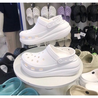 Crocs Classic Crush Clog สี White [ของเเท้ 100%]