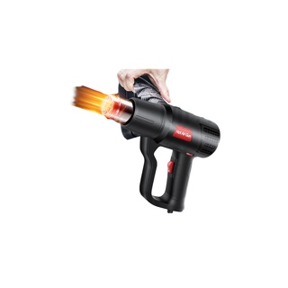 MrTool ปืนเป่าลมร้อน เครื่องเป่าลมร้อนHEAT GUN 2000Wใช้สำหรับฟิล์มหดบรรจุภัณฑ์ฟิล์มรถยนต์เพื่อดัดท่อพลาสติ