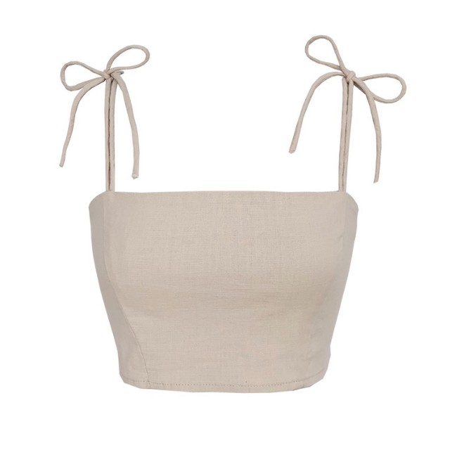 calla-creativ-karem-tank-beige-เสื้อครอปสายเดี่ยว-สีกากี-calla-iris