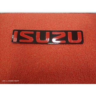 โลโก้รถยนต์ สำหรับ  ISUZU D-MAX  2012-2019 (ไซส์ใหญ่) ขนาด 31x6.3cm
