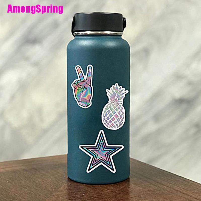 amongspring-สติกเกอร์โฮโลแกรมลายกราฟิกสําหรับตกแต่งกีตาร์-กระเป๋าเดินทาง-50
