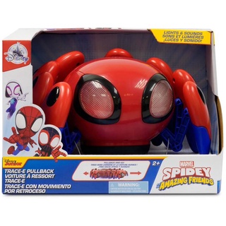 Marvel Spidey &amp; His Amazing Friends Trace-E Pullback Figure (Lights &amp; Sounds) ฟิกเกอร์ Marvel Spidey &amp; His Amazing Friends Trace-E Pullback (แสง &amp; เสียง)