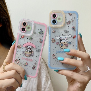 เคสโทรศัพท์มือถือนิ่ม กันหล่น แต่งไล่โทนสี ลาย Melody big ear dog สําหรับนักเรียน iPh
