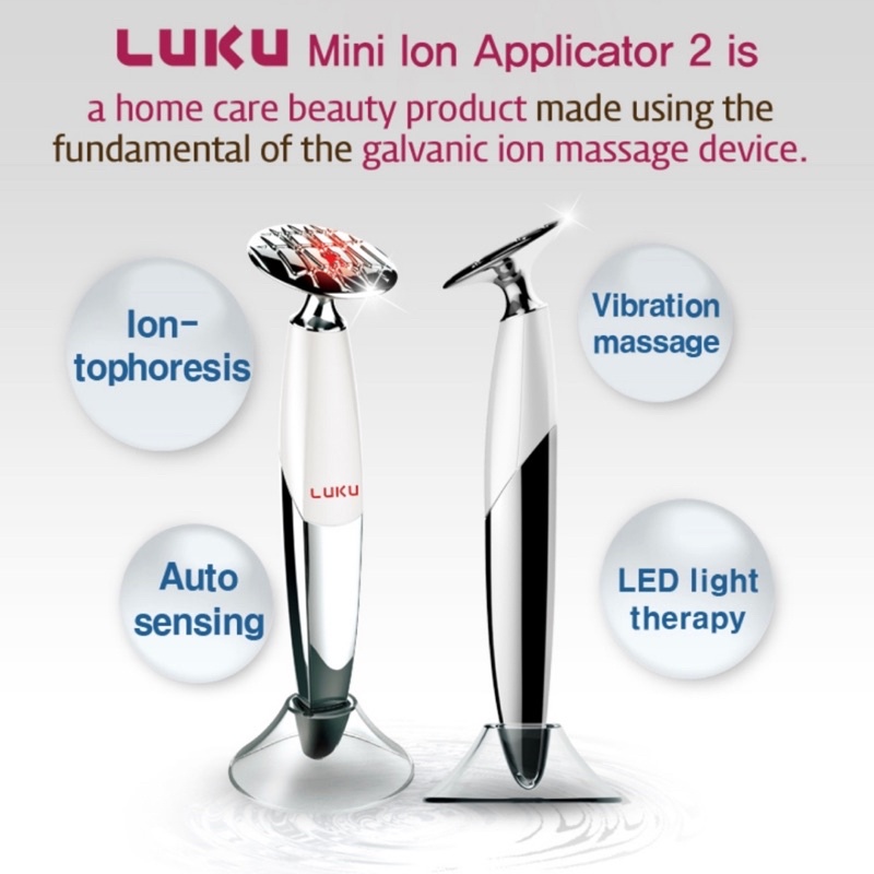 เครื่องนวดหน้ากัลวานิก-galvanic-massge-luku-mini-ion-application-2-แอมพูลซิลิก้า-1-ขวด