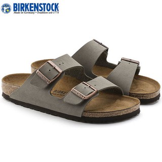 ภาพหน้าปกสินค้า[รองเท้าแตะ]Birkenstock Arizona Birko-Flor Nubuck หิน 151213/151211 ผลิตในประเทศเยอรมนีแท้ 100% ที่เกี่ยวข้อง