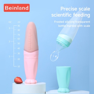 Beinland ช้อนซิลิโคน เกรดอาหาร ขนาดเล็ก สําหรับใส่อาหารเด็กทารก