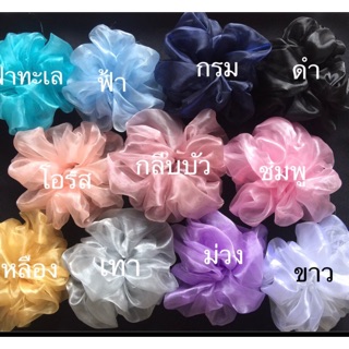 โดนัทมัดผมจัมโบ้ ผ้าแก้ว 12 ชิ้น( 1 โหล)