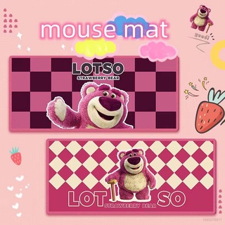 Best Lotso แผ่นรองเมาส์ คีย์บอร์ด กันลื่น ลายการ์ตูนน่ารัก ขนาดใหญ่ สําหรับผู้หญิง