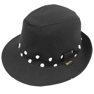 Panapolka (Black) หมวกปานามา ทรงเป๊ะ พับได้ ใส่ไปเดินแฟชั่น