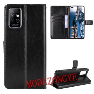 เคสโทรศัพท์หนัง PU ฝาพับ พร้อมช่องใส่บัตร สําหรับ Infinix Note 8 X692 Note 8 Note8